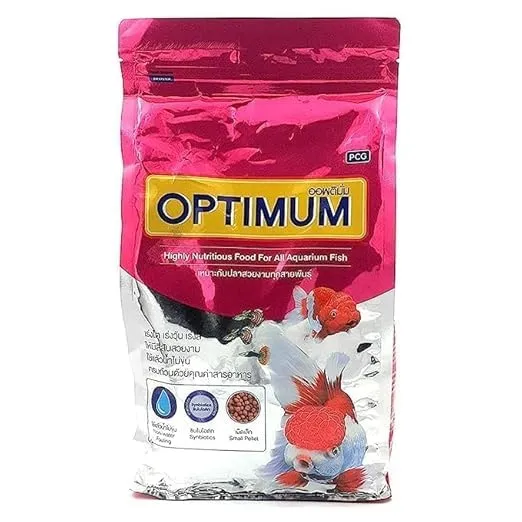 Optimum Fish Food | Highly Digestible &amp; Highly Nutritious Fish Food for All Aquarium Fish (Minipellet)500GM