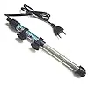 Fully Automatic ON Off Fish Tank Heater with Temperature Control knob (100watt) Submersible Aquarium Immersion Heater