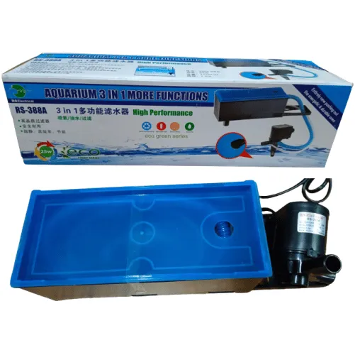 RS ELECTRICAL RS-388A Electricals 3-in-1 Top Filter for Aquarium Tank
